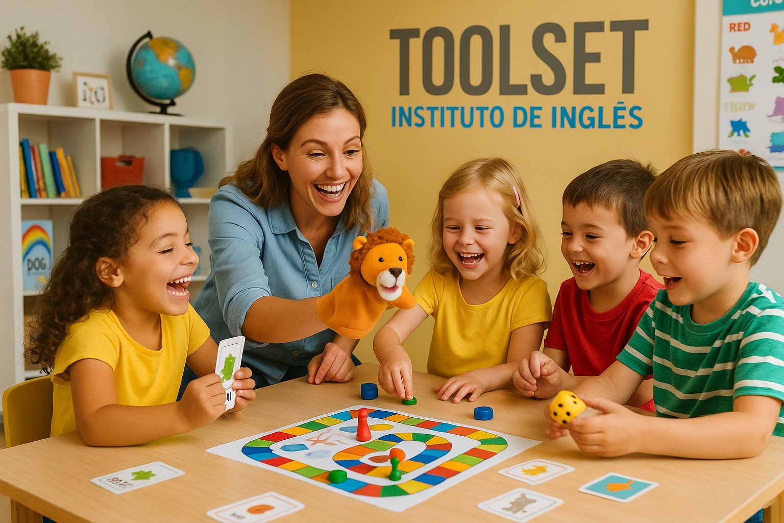 Alumnos de Toolset aprendiendo inglés con juegos